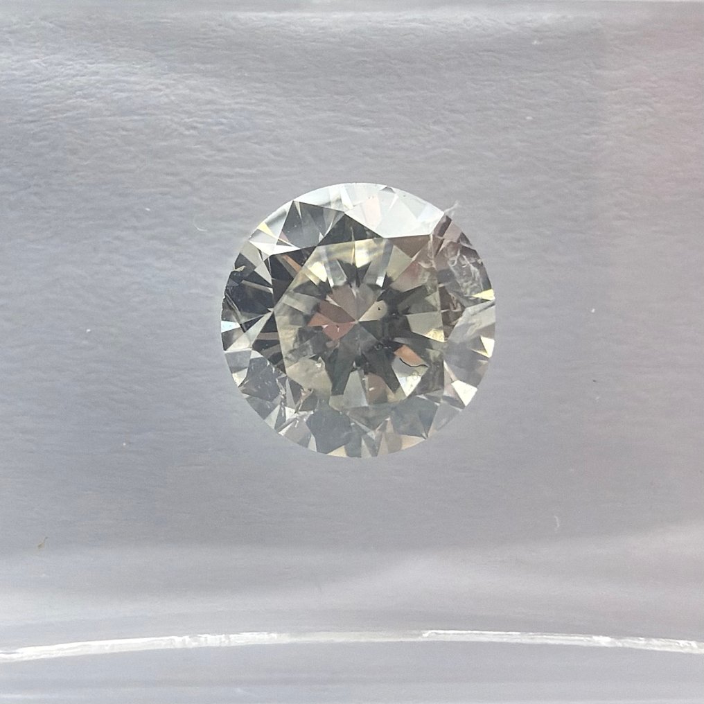 没有保留价 - 1 pcs 钻石  (天然)  - 1.05 ct - 圆形 - J - SI2 微内含二级 - 国际宝石研究院（IGI） #3.2