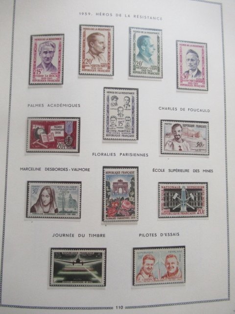 Frankreich 1959/1979 - Superb stamp collection in an MOC album. #2.1