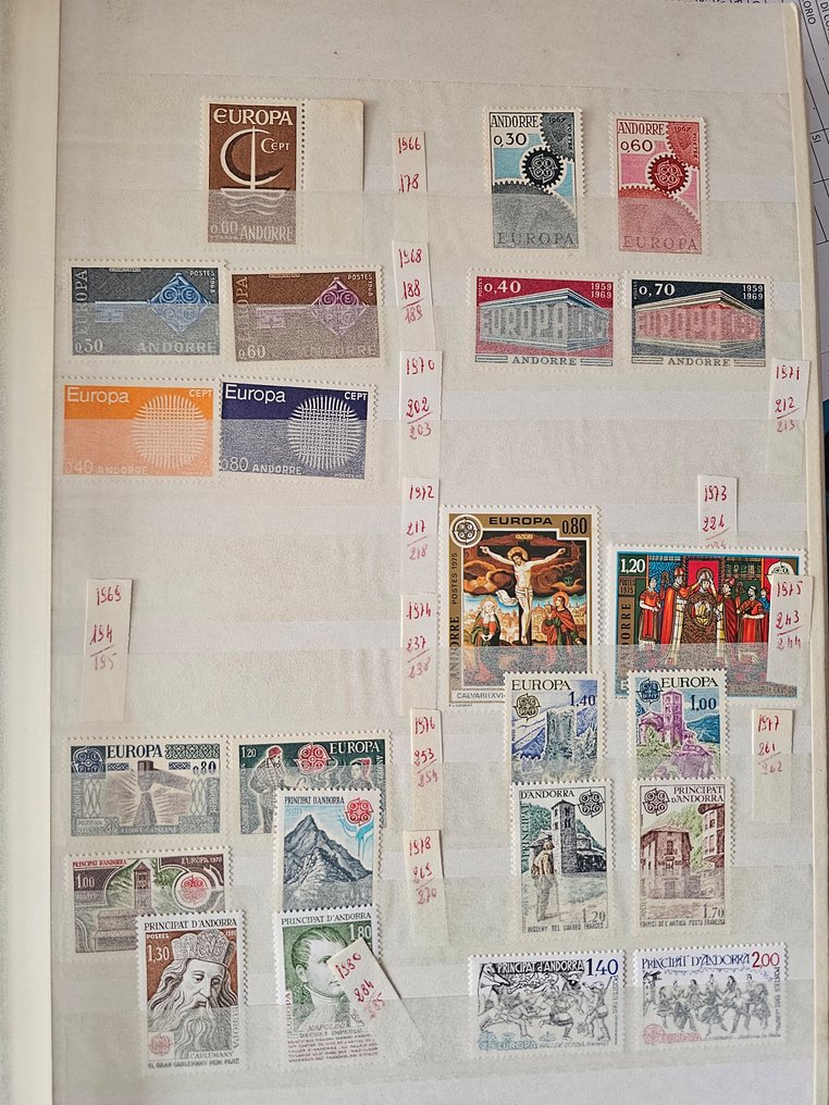 Ευρώπη CEPT  - Συλλογή, Mnh, μη ολοκληρωμένη, 1957/1990, με ποικιλία στην πρώτη φωτογραφία. #3.2