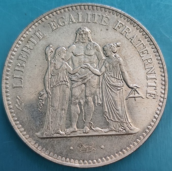 Frankrijk. 50 Francs 1974 Hercule. Avers de la 20 Francs (Zonder minimumprijs) #1.0