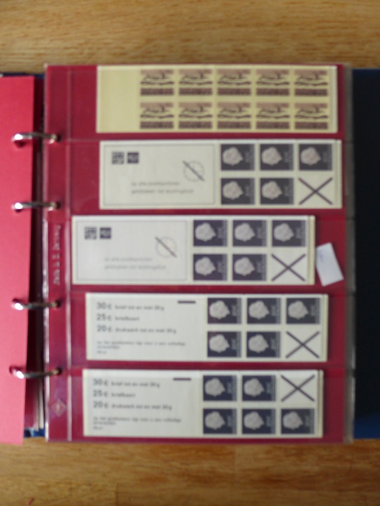 Holanda  - Coleção de álbuns de selos a partir do nº 1, blocos e folhas, etc. #1.0