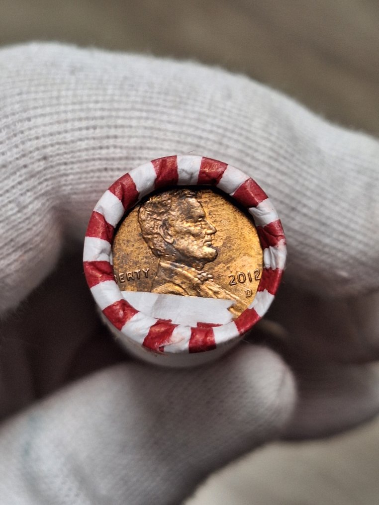 Ηνωμένες Πολιτείες. 6 rolls of 50 Red Pennies cent, unopened P/D/S mints, wheat cents, error strikes, 1960 to 2024/ Total of 300 coins  (χωρίς τιμή ασφαλείας) #3.2