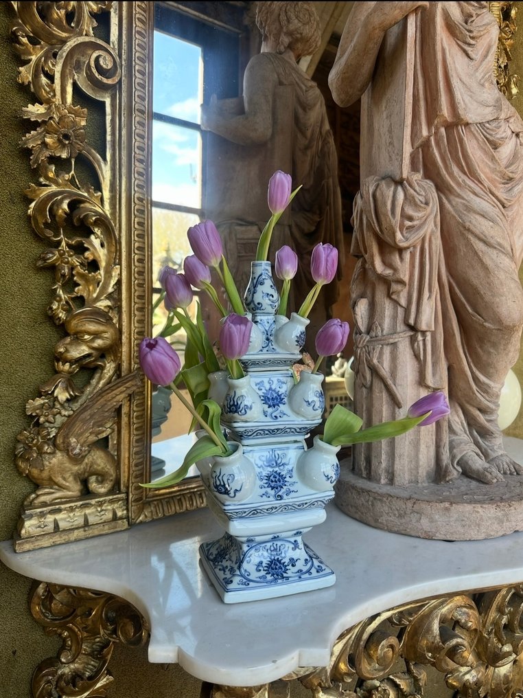 Vase - Porcelain - China - Tulip vase (No reserve price) #2.1