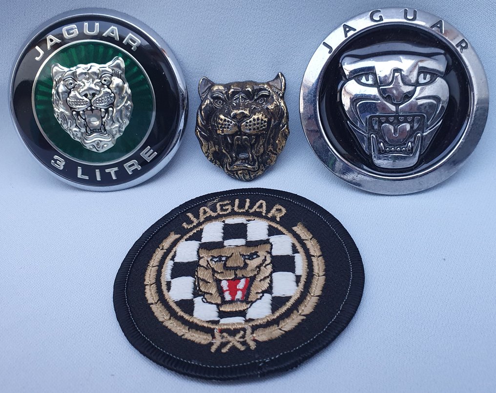 Badge - 4 JAGUAR items - United Kingdom - 20th - mid (WW II) #2.1
