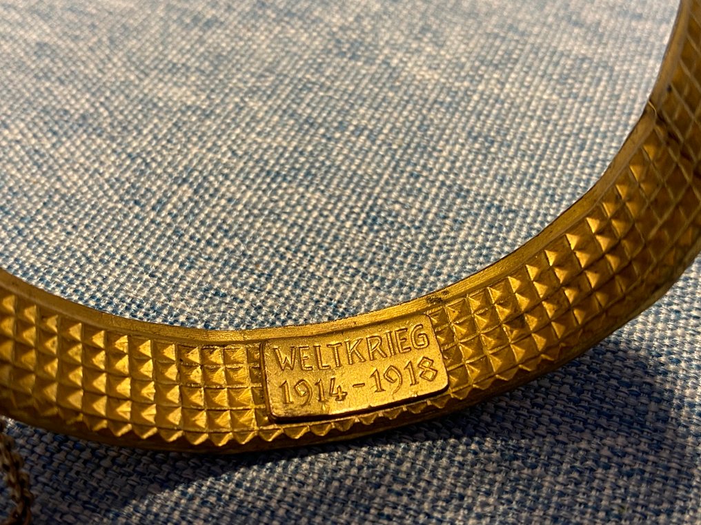 德国 - 第一次世界大战期间士兵制作的手链 - 军用配件 #1.0