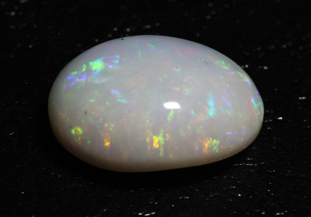 沒有保留價 白色 蛋白石 - 15.80 ct - Instituto Gemólogico Español (IGE) - 颜色游戏 #1.0