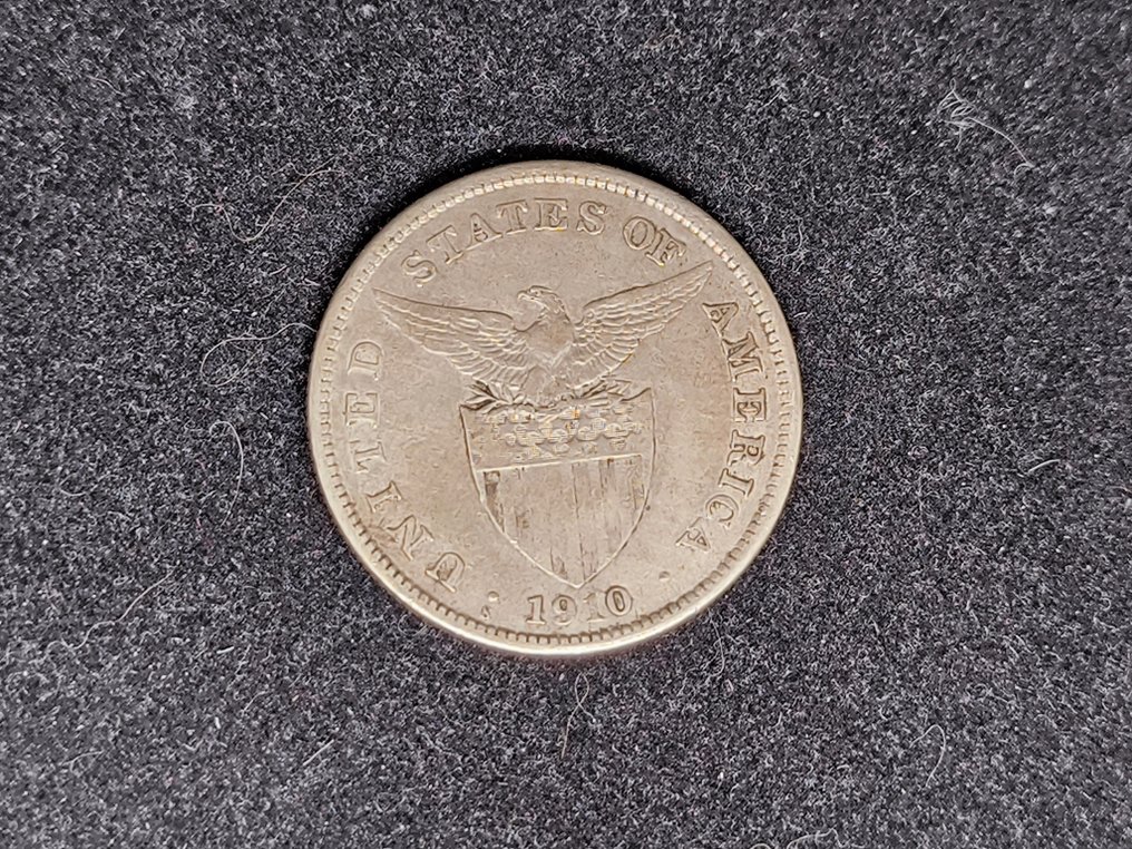 菲律賓, 美国政府. 1 Peso 1910 S  (沒有保留價) #1.0