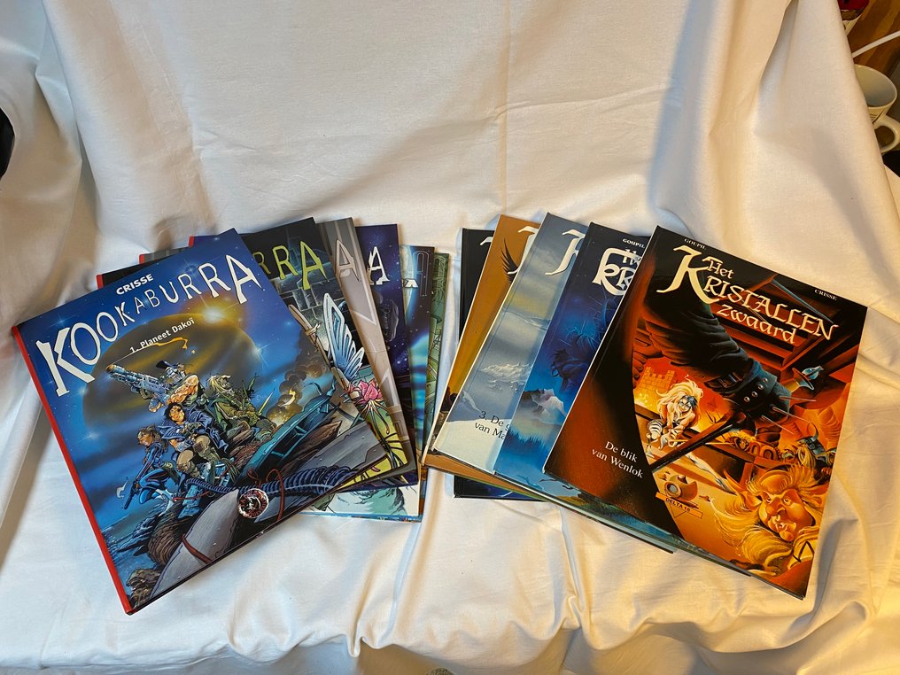 Kookaburra / Het Kristallen Zwaard - Opeenvolgende reeks HC - 12 Album - First edition #1.0