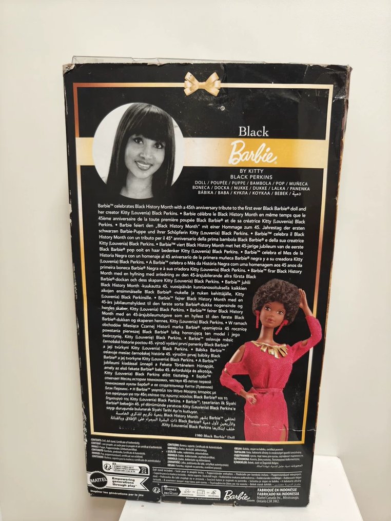 Mattel  - 芭比娃娃 Black Barbie 45th #3.2