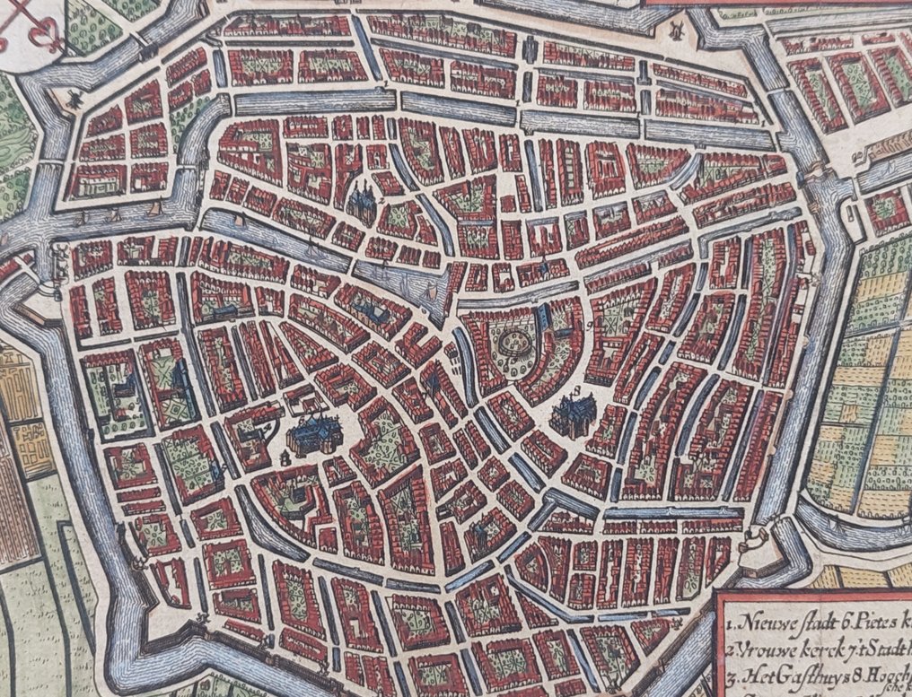 Netherlands - Leiden; Lodovico Guicciardini - Leyden - 1652 #1.0