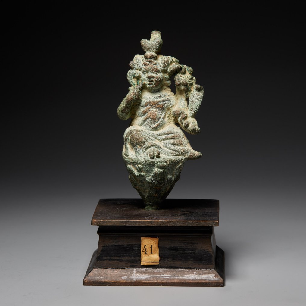 Αρχαία Αιγυπτιακή Μπρούντζος Άγαλμα του Χαρποκράτη. 2ος αιώνας π.Χ. - 1ος αιώνας μ.Χ. Ύψος 9,1 εκ. #1.0