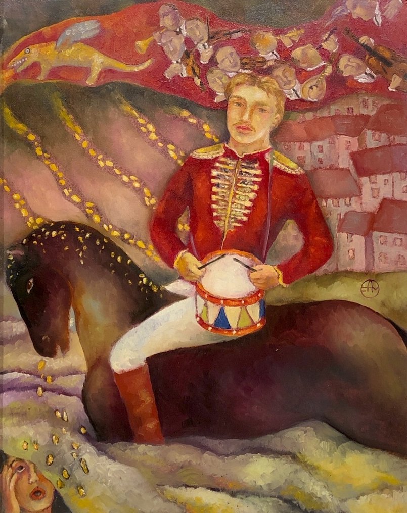 École de Paris (c. 1950) - Le Voltigeur à Cheval #1.0