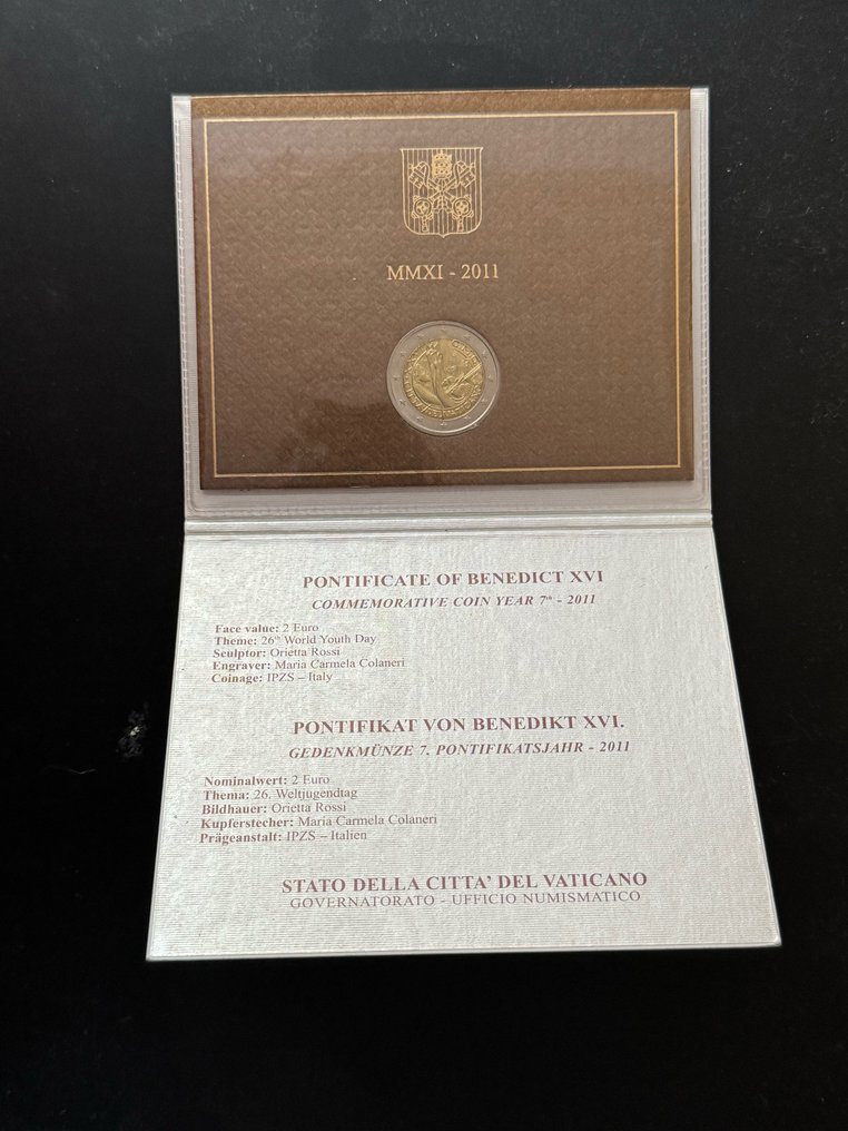 Βατικάνο. 2 Euro 2011 "Giornata Mondiale della Gioventù"  (χωρίς τιμή ασφαλείας) #1.0