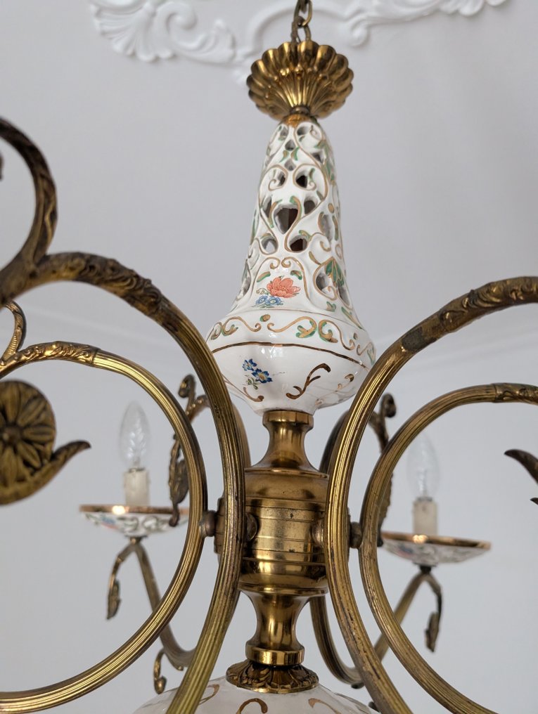 Chandelier - Ceramic - Capodimonte #3.2