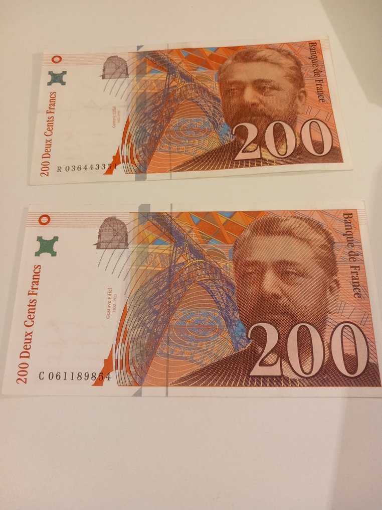 Francia. - 5 Banknotes - Various Dates  (Senza prezzo di riserva) #1.0