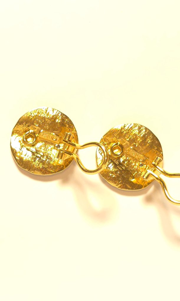 Klip fülbevaló - 18 kt. Sárga arany #3.2