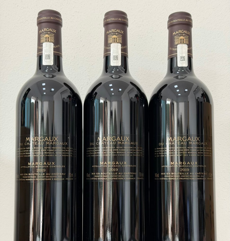 2019 Chateau Margaux, Margaux Du Chateau Margaux - Burdeos - 3 Botellas (0,75 L) #2.1