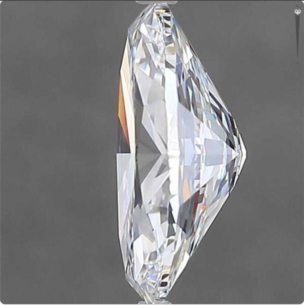 1 pcs 钻石 (天然) - 0.90 ct - 椭圆形 - J - VVS2 极轻微内含二级 - 美国宝石研究院(GIA) #3.2