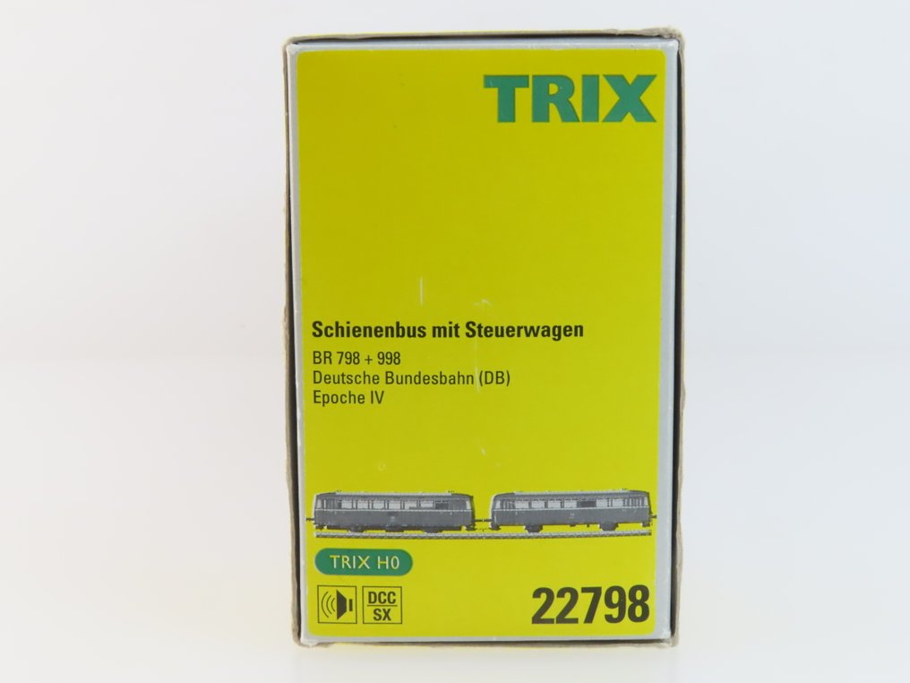 Trix H0 - 22798 - Μονάδα τρένου (1) - Σετ 2 τεμαχίων BR 798 και επιπλέον αξεσουάρ BR 998. - DB #3.2
