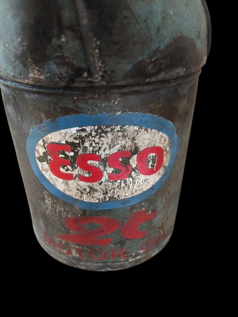 Bensiinipumppu (1) - Esso - Vieux broc a huile Esso - 1950-1960 #1.0