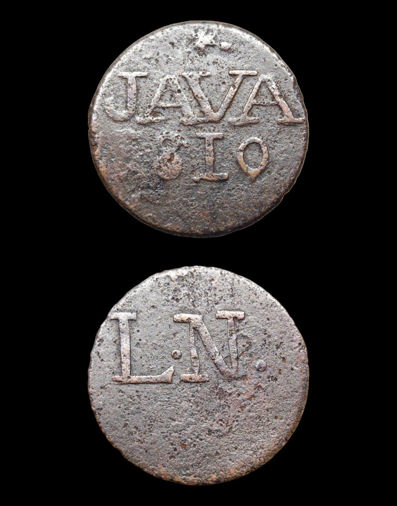 Indonesia, Java. Duit 1810 - Louis Napoleon Ref: KM# 19/225  (No reserve price) #1.0