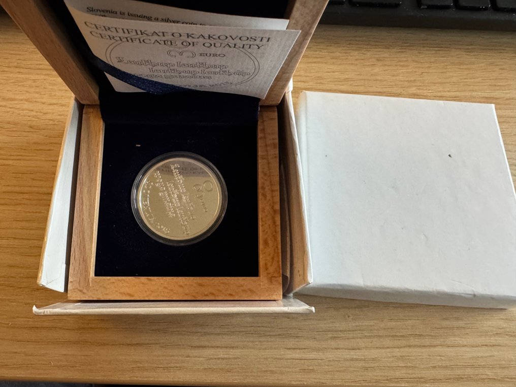 Σλοβενία. 30 Euro 2015 "First Slovenian Printed Text" Proof  (χωρίς τιμή ασφαλείας) #3.2