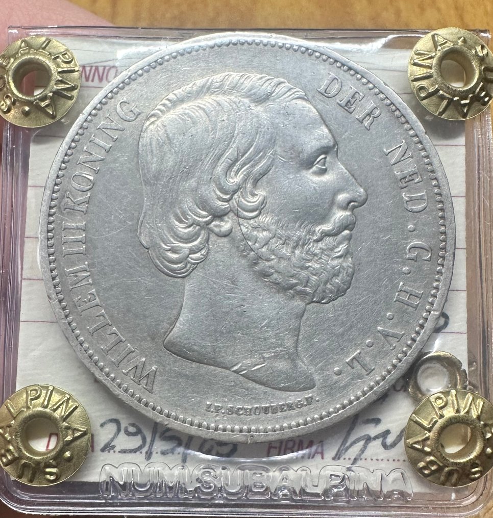 Holland. Willem III. 2 1/2 Gulden 1868  (Ingen mindstepris) #1.0