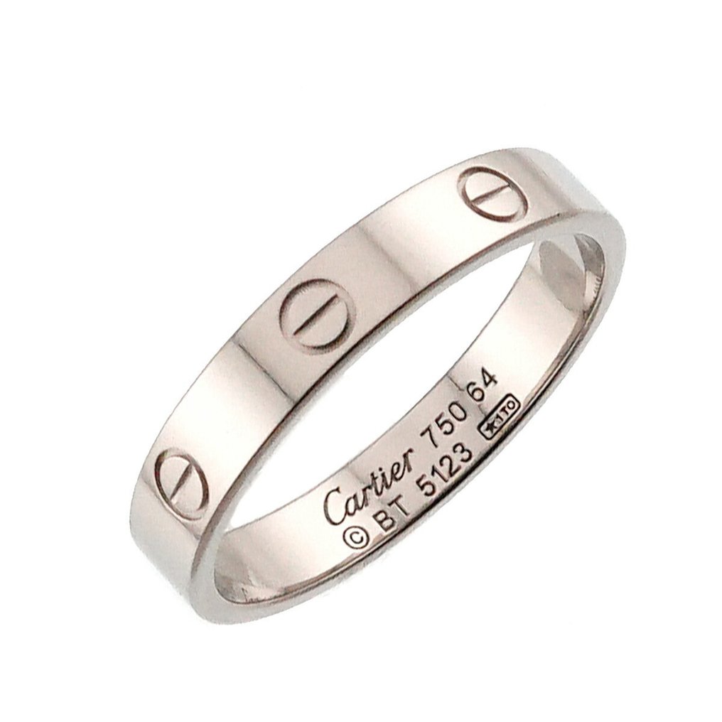 Cartier - 戒指 - 18K包金 白金 #1.0