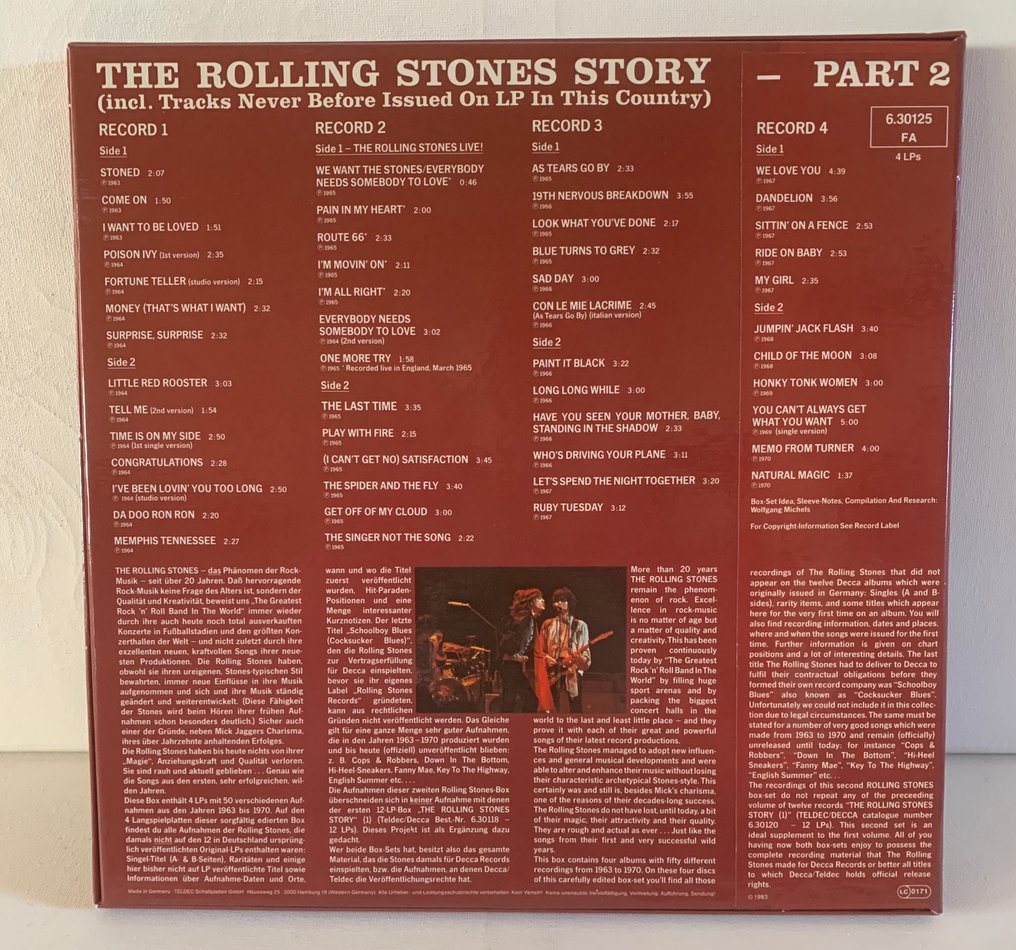 Rolling Stones - The Rest Of The Best (box set) / More Hot Rocks (Big Hits & Fazed Cookies) - Différents titres - Albums LP (plusieurs articles) - 1972 #4.3