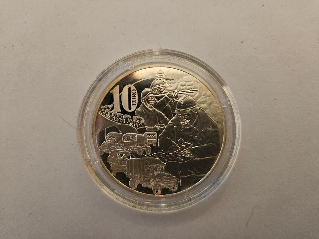 Frankrijk. 10 Euro 2016 "Les Marraines de Guerre Verdun" Proof  (Zonder minimumprijs) #1.0
