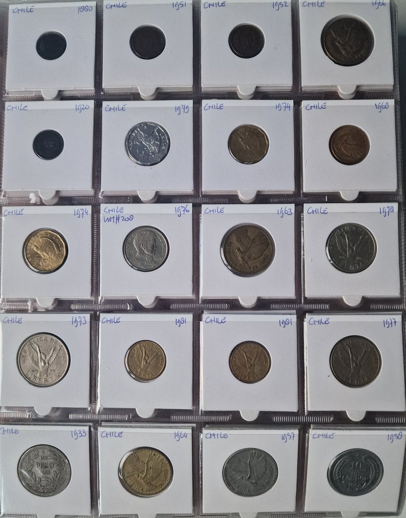 哥倫比亞, 哥斯大黎加, 智利.  (沒有保留價) #1.0