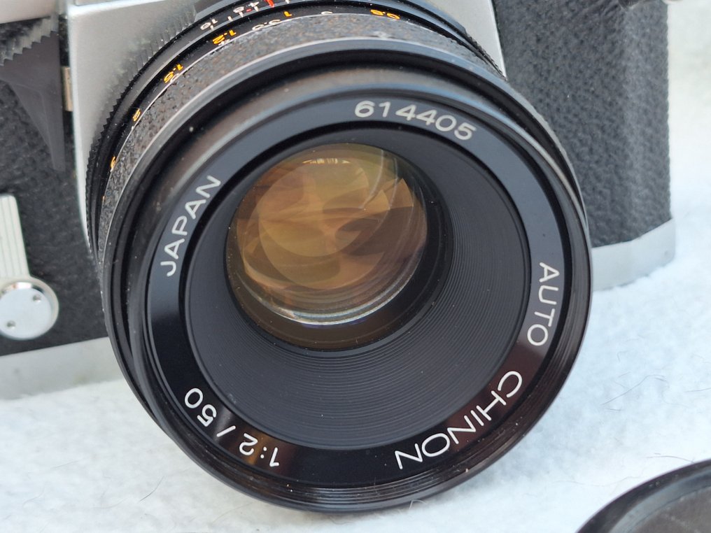 Chinon CS + Auto Chinon 2/50mm | Αντανακλαστική φωτογραφική μηχανή με μονό φακό (TLR) #2.1