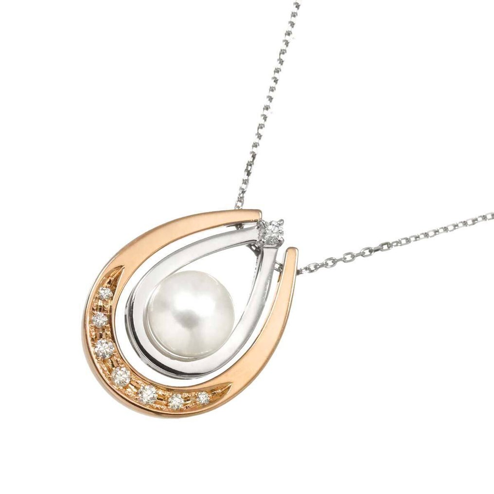 Tasaki - 项链 - 18K包金 白金, 玫瑰金 #1.0