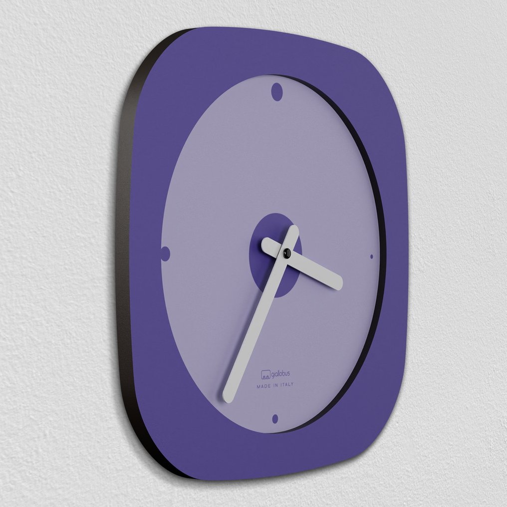 Ρολόι τοίχου - GIallobus -  Σύγχρονη Ξύλο - 2024 - Orologio Shuffle #1.0