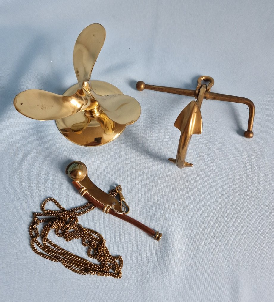 διακοσμητικά ναυτικά αντικείμενα  (3) - Ορείχαλκος #1.0