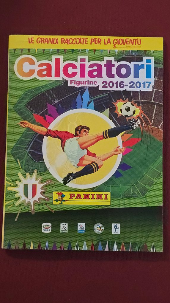 2016/17, 2017/18 Panini Calciatori - 2 Álbum completo - Good (GD) #1.0
