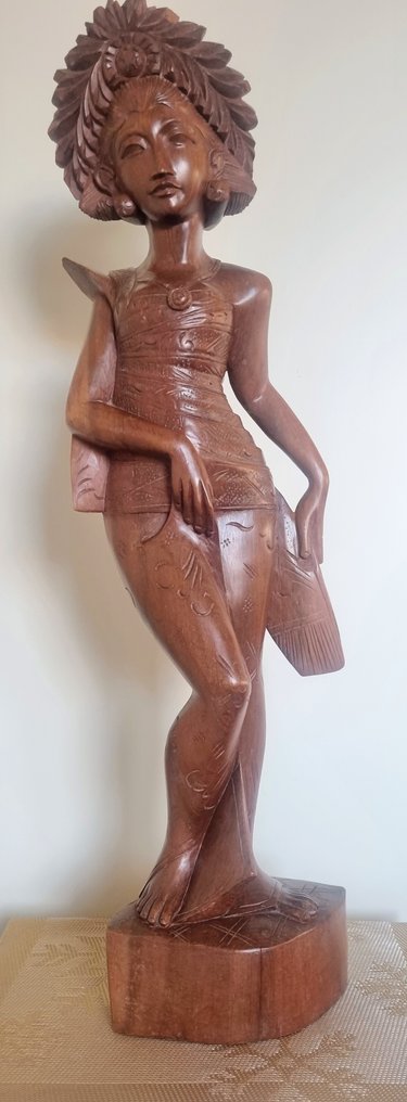 大型巴厘舞者 - 木 - 印度尼西亚 - Late 20th century #1.0