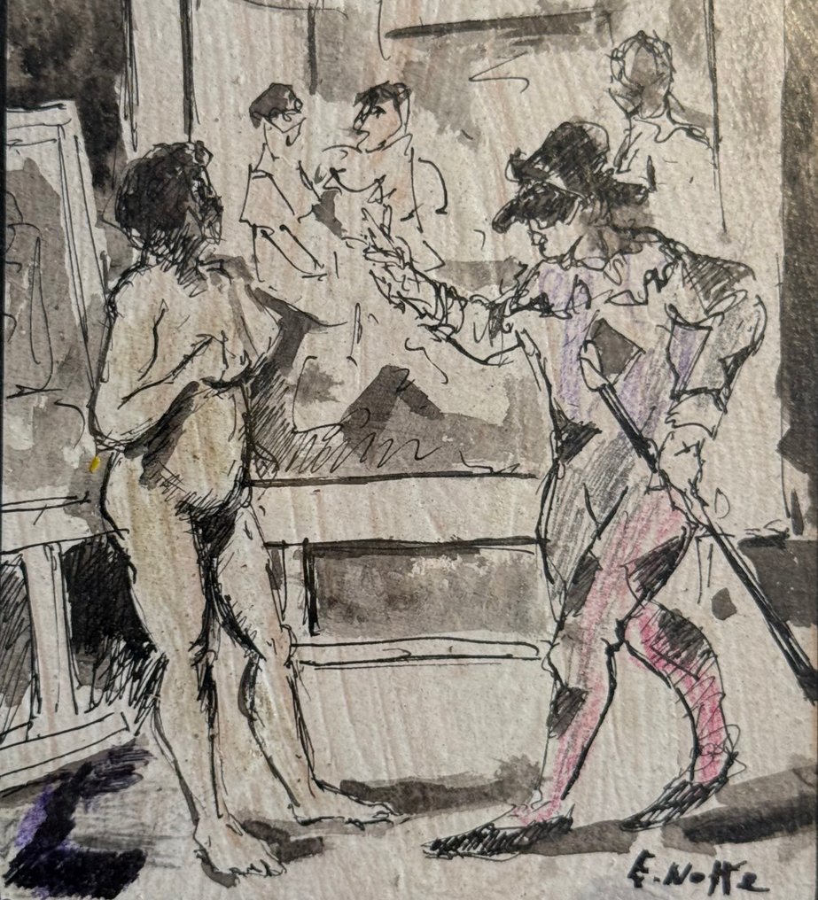 Emilio Notte (1891-1982) - Marionette #2.1