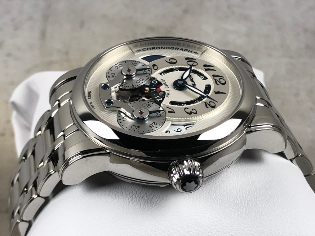 Montblanc - Nicolas Rieussec Chronograph Automatic Home Time - 107068 - Herre - 2010-2020 #3.2