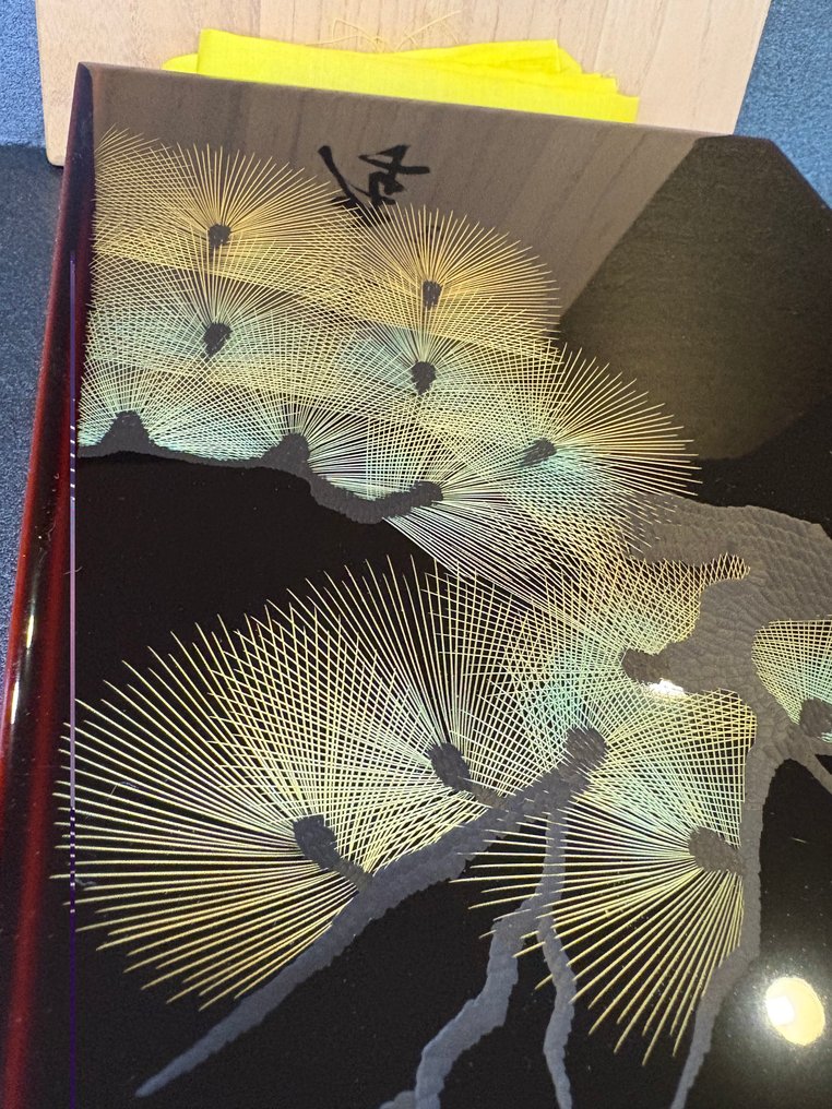 Κουτί χόμπι - Ξύλο, Από Μινεγκά (Yonenaga) - “寿松沈金 Jusho chinkin” #4.3