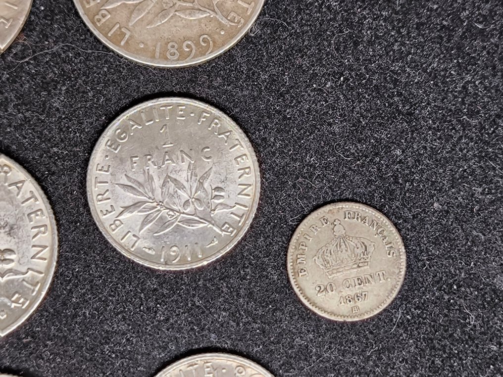 Ranska. Collection of coins (Ei pohjahintaa) #3.2