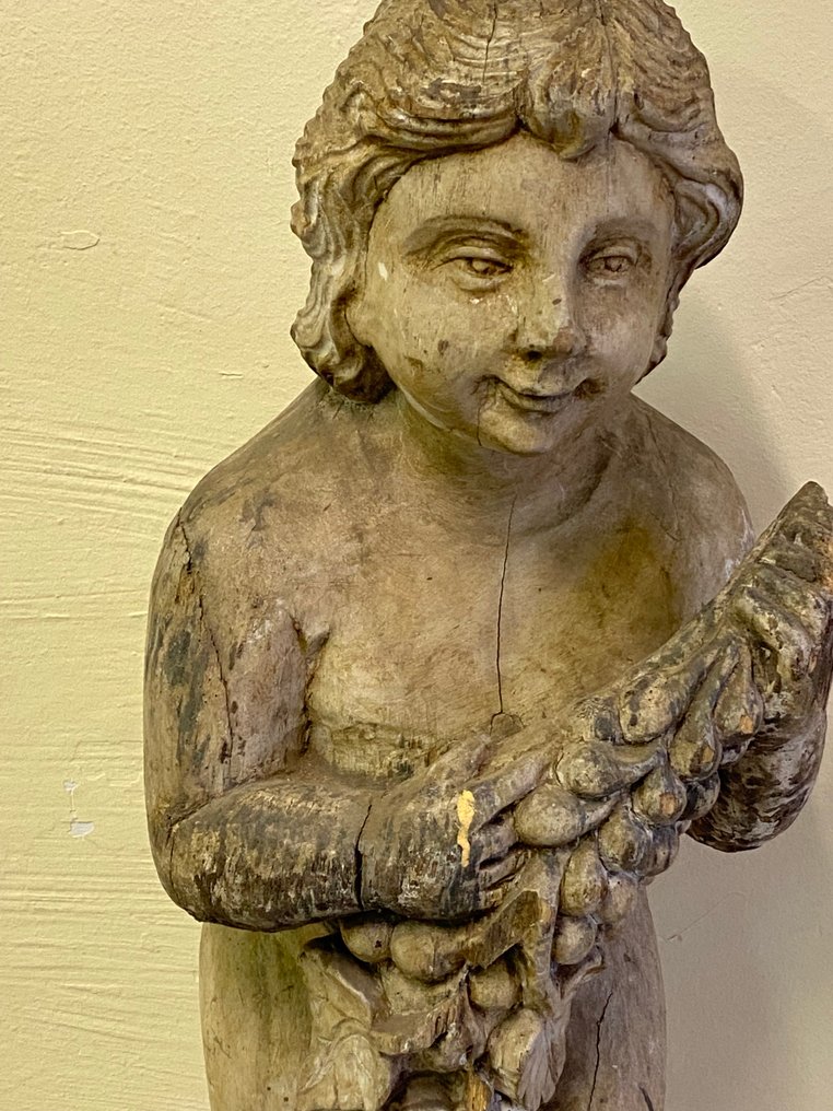 雕刻 - 71 cm - 漆面木 #1.0