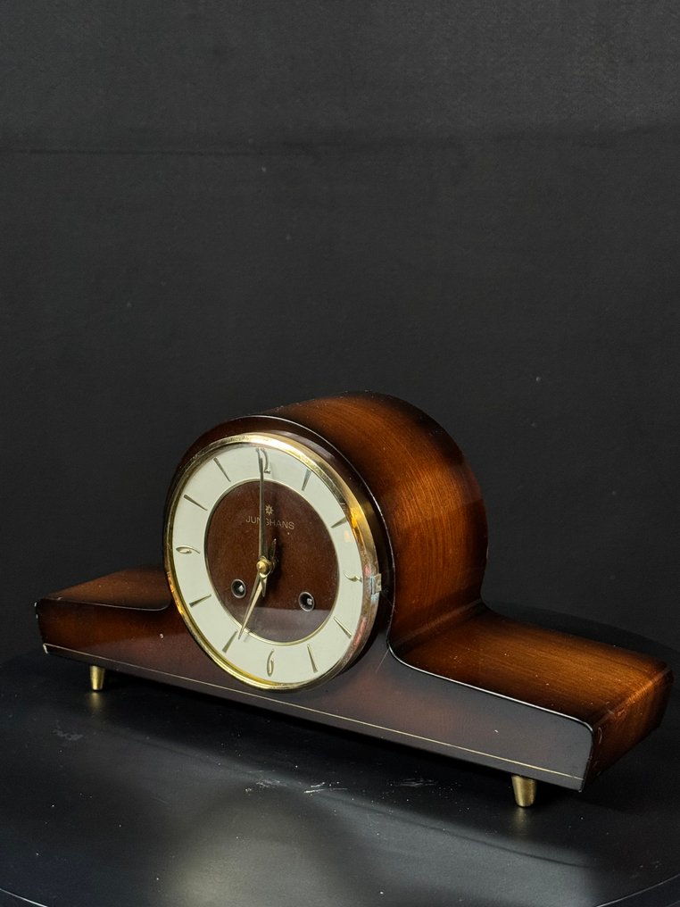 座钟 - JUNGHANS -  包豪斯 木, 黄铜, 玻璃 - 1970-1980 #3.2