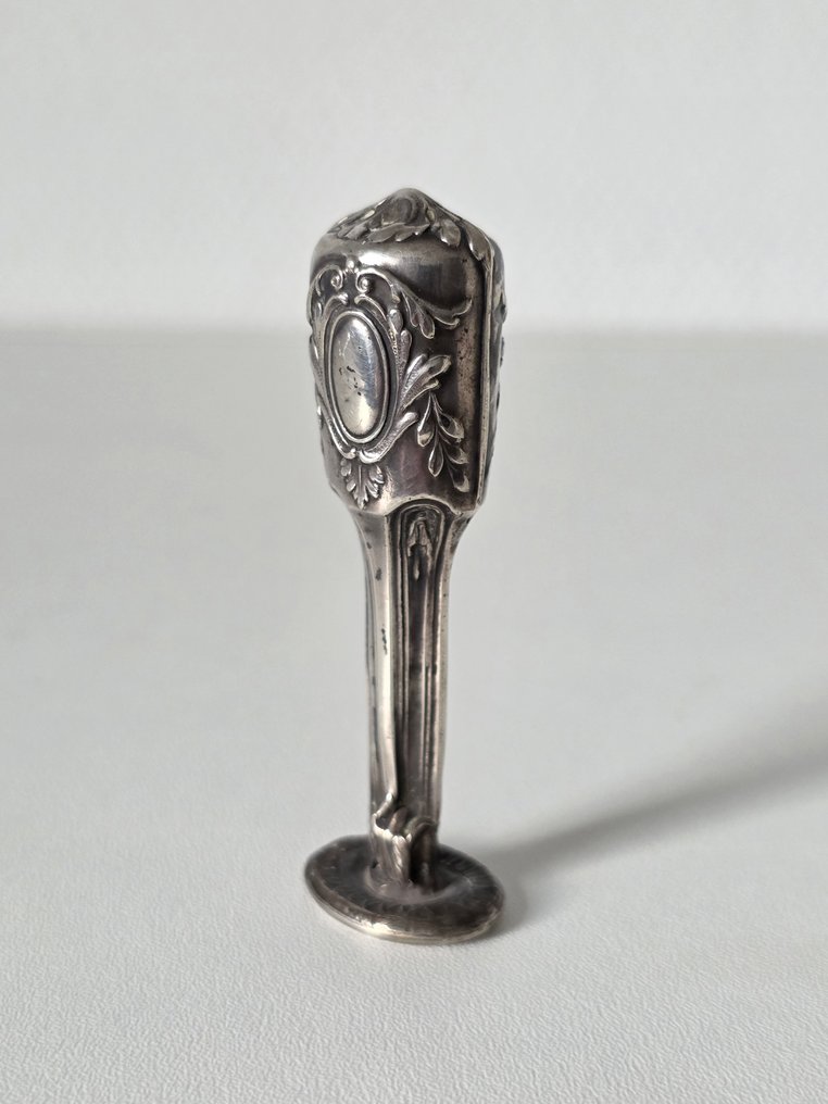 2 Sigilii de lac, detaliat, argint 835 și lemn - aproximativ 1900.  (Fără preț de rezervă) #4.3