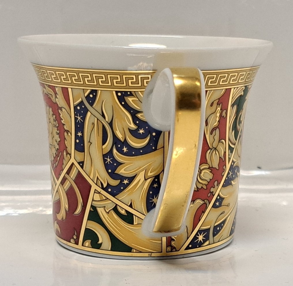 Rosenthal - Versace - Cup and saucer - Versace ☆Barock Christmas☆ Espressotasse 2-tlg 2014 - Porcelain - Control No: 14 #2.1