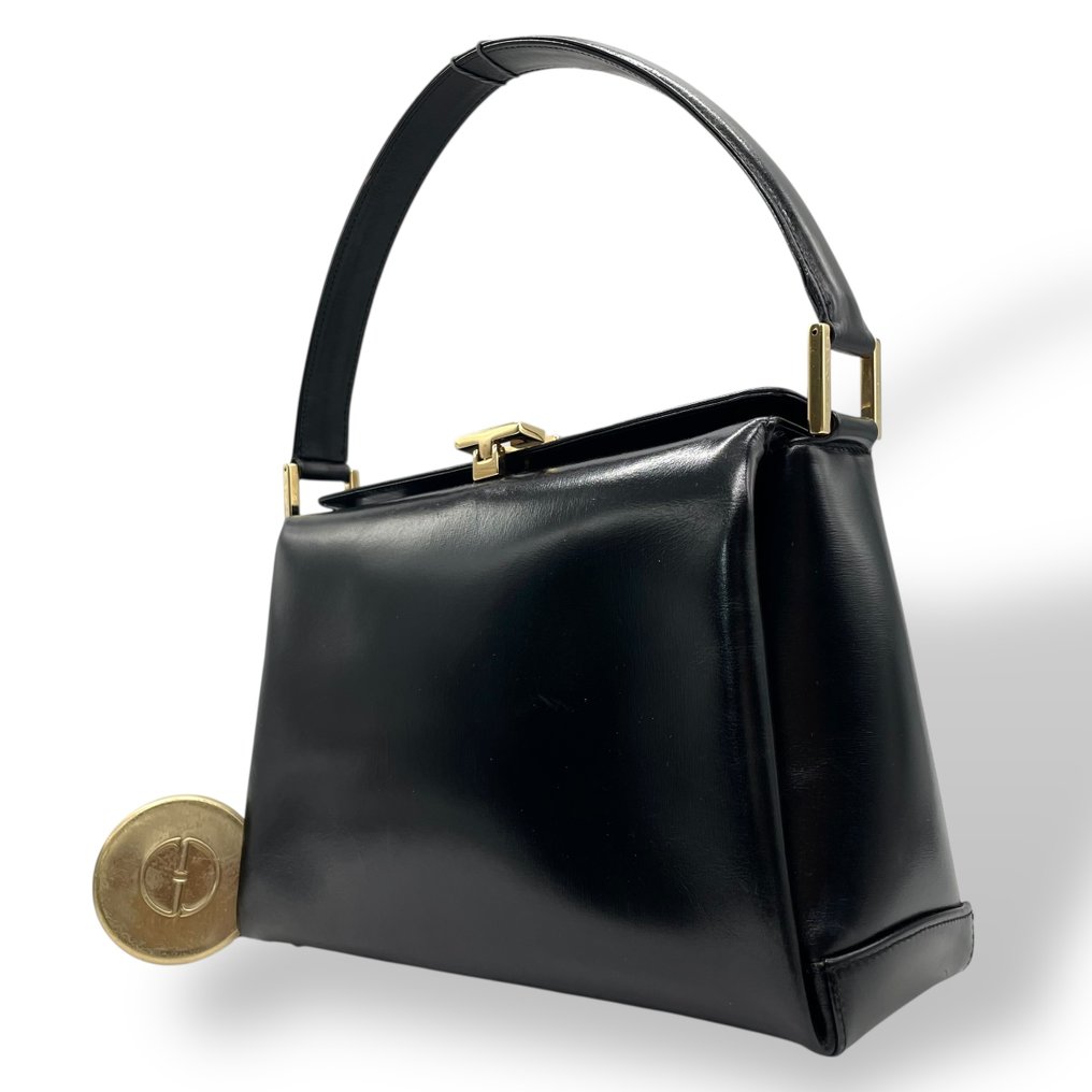 Gucci - Formal Leather Handbag Classic Structured Top Handle Bag - Τσάντα #1.0