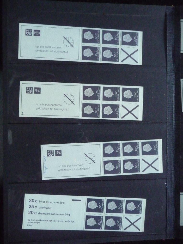 Netherlands 1964/1987 - Collection of stamp albums in a stockbook including nine better albums. - NVPH 2026 #1.0