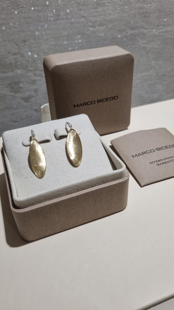 Marco Bicego - Σκουλαρίκια - 18 καράτια Κίτρινο χρυσό Διαμάντι (Φυσικό) #3.2