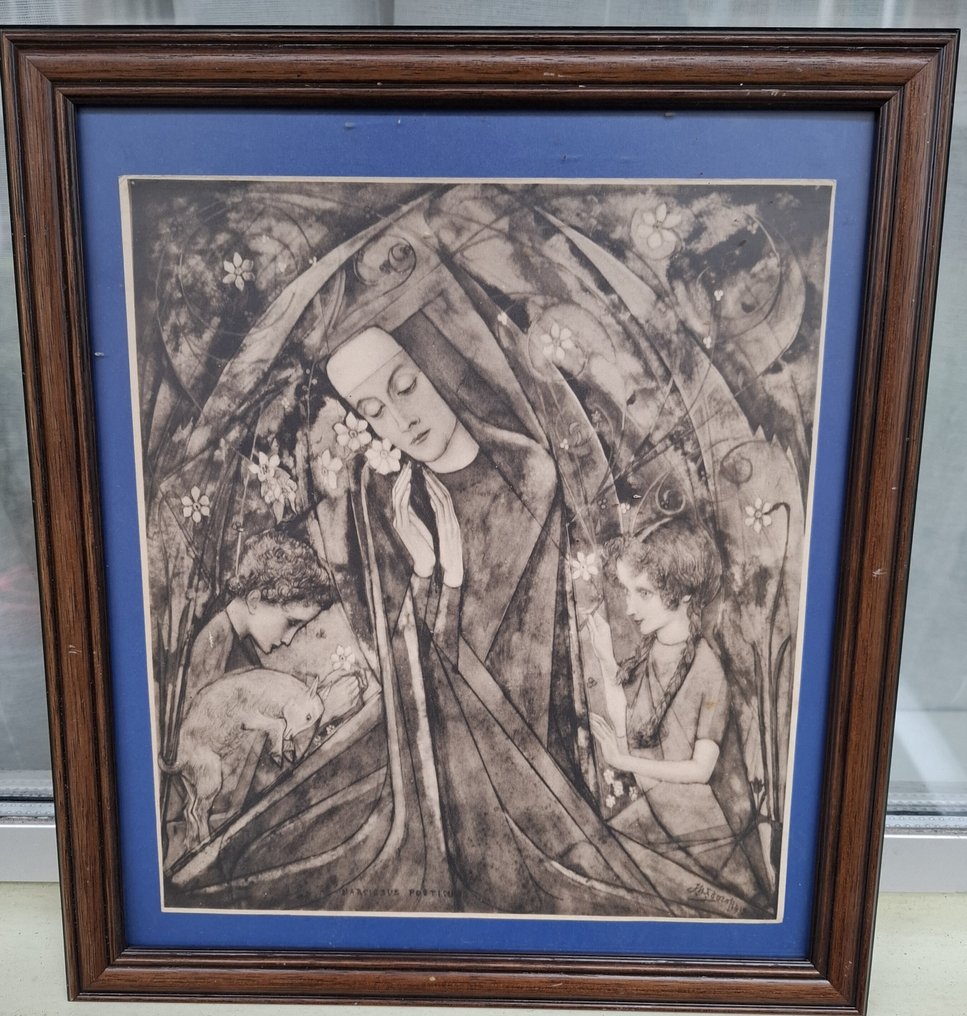 Jan Toorop (1858-1928) - Narcissus Poeticus #2.1