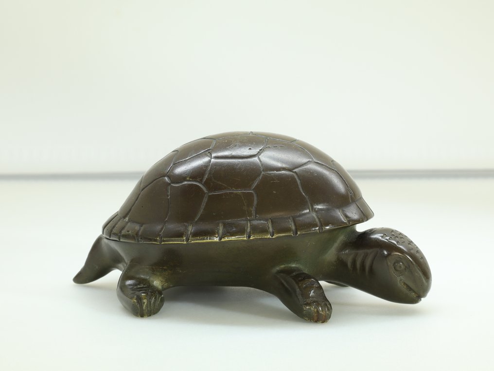 烟灰缸 - 铜绿青铜 - 铜制装饰盒 #1.0